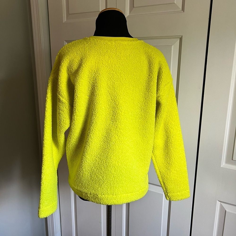 Cozy Lime Sherpa Sweatshirt - Picture 7 of 10